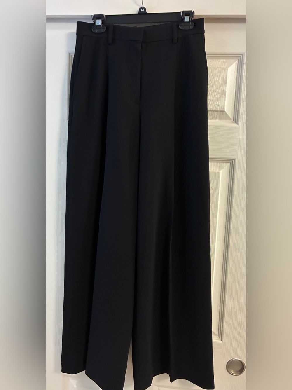 Theory high rise wide leg elegant Black Women's trousers, size 6.